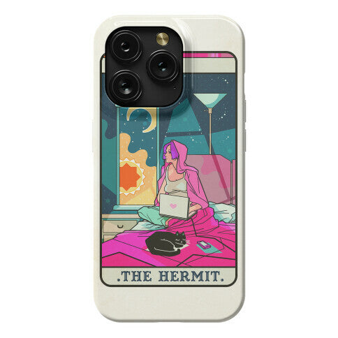 Hermit Tarot Card Phone Case